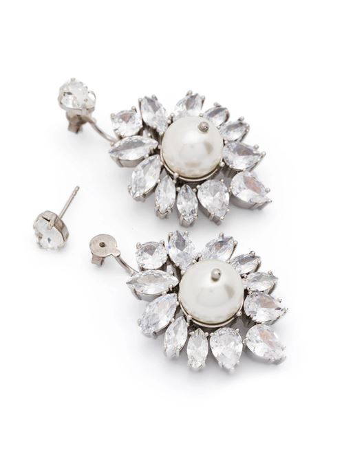 Silver-tone polished earrings Simone Rocha | ERG4990906PEARL/CRYSTAL